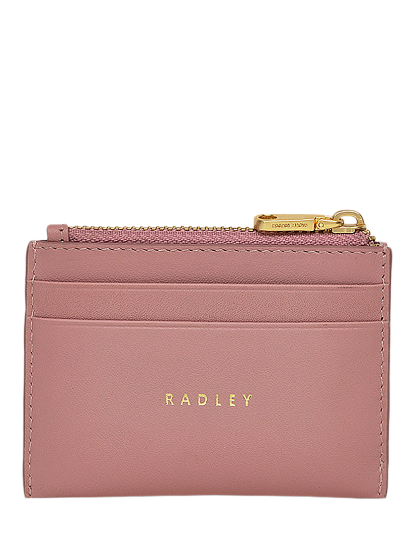 Product image 2 of 3, which shows Radley Coin Street Leather Purse, French Rose