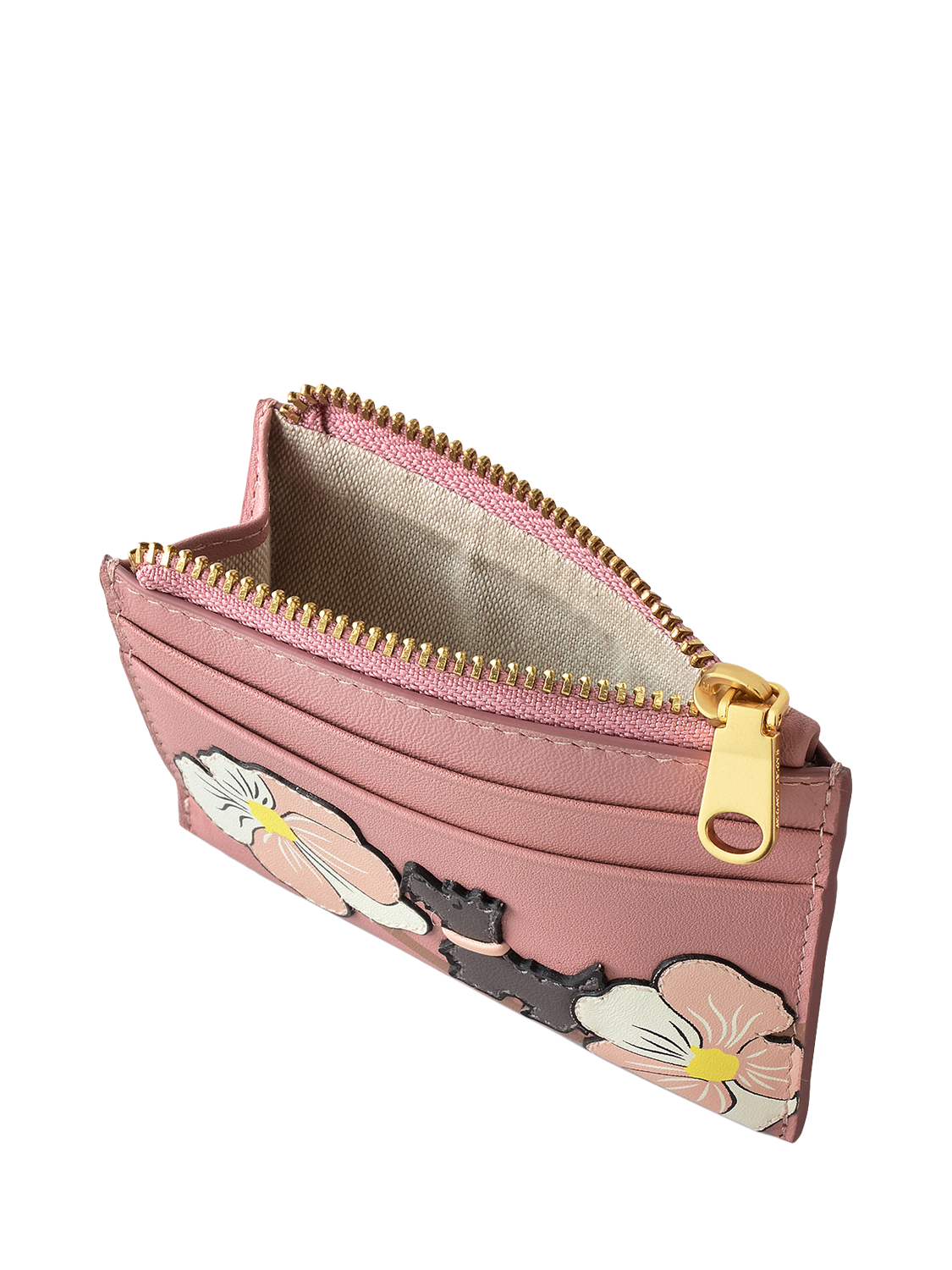 Product image 3 of 3, which shows Radley Coin Street Leather Purse, French Rose