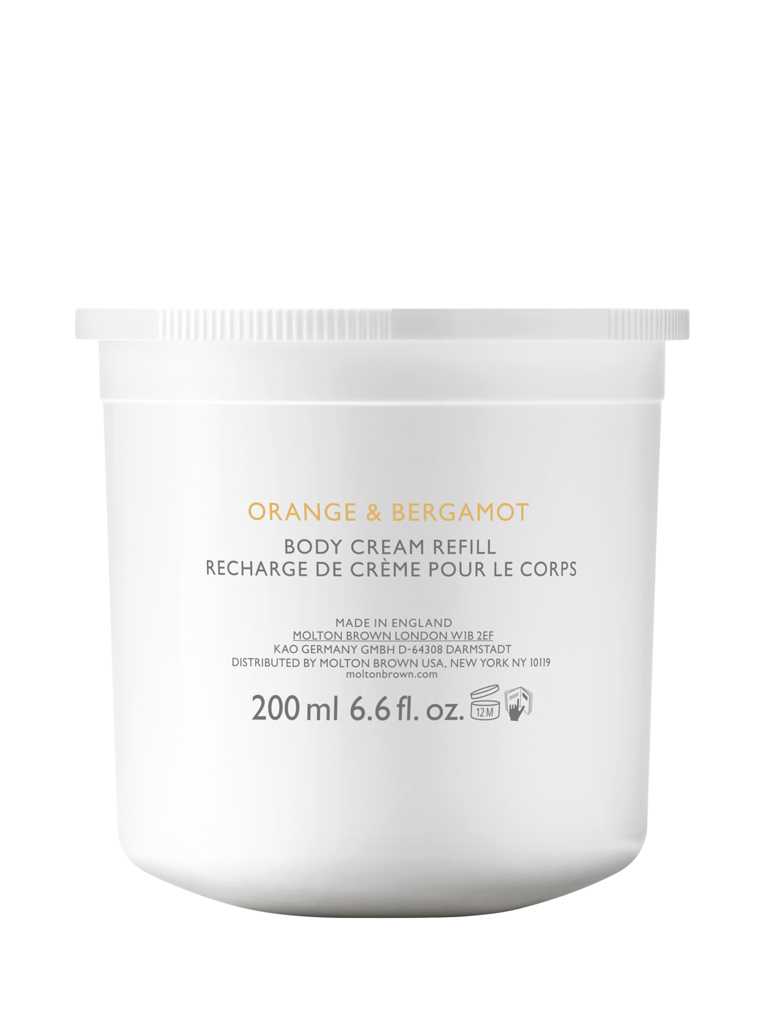 Product image 2 of 4, which shows Molton Brown Orange & Bergamot Body Cream Refill, 200ml