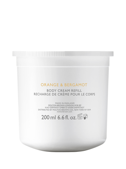 Molton Brown Orange & Bergamot Body Cream Refill, 200ml - view 2, 