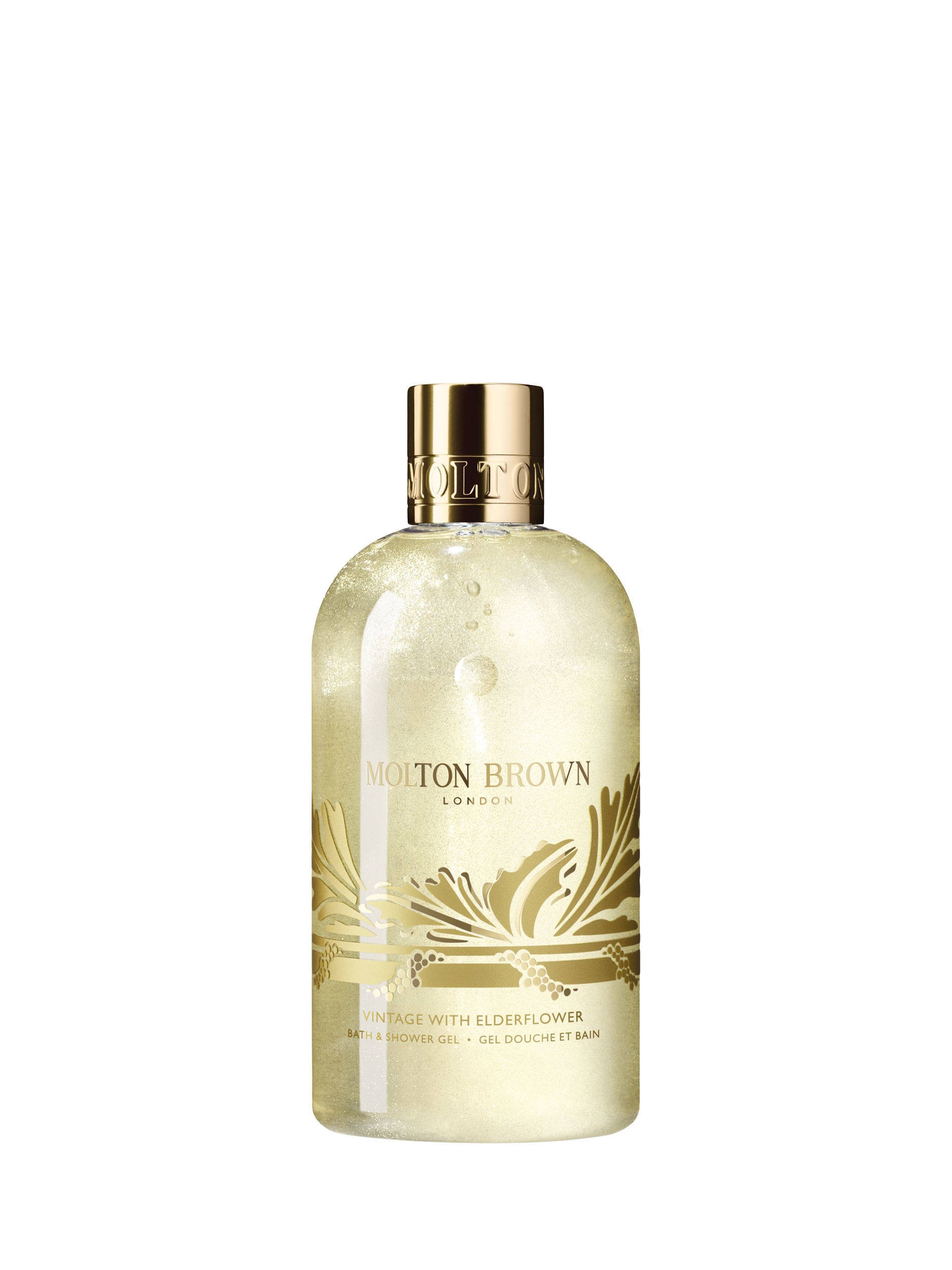Product image 1 of 1, which shows Molton Brown Vintage With Elderflower Bath & Shower Gel, 300ml