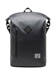 Herschel Supply Co. Weather Resistant Roll Top Backpack 23L, Grid-Black
