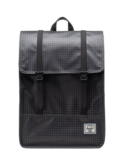 Herschel Supply Co. Weather Resistant Survey Backpack 17.5L, Grid-Black, 