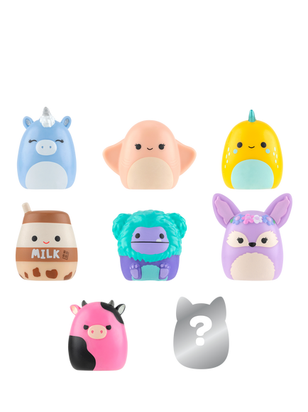 Squishmallows Squish-a-longs Mini Squish, Style 1/Wave 4, Pack of 8 - view 2, Multi