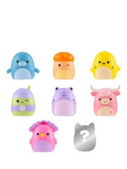 Squishmallows Squish-a-longs Mini Squish, Style 2/Wave 4, Pack of 8 - view 2, Multi