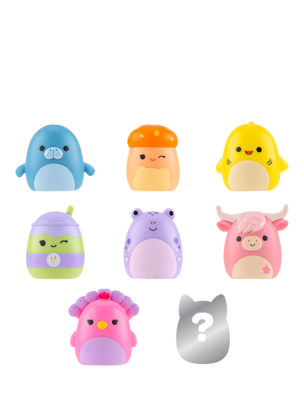 Squishmallows Squish-a-longs Mini Squish, Style 2/Wave 4, Pack of 8 - view 2, Multi