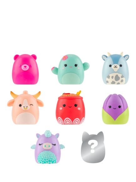 Squishmallows Squish-a-longs Mini Squish, Style 3/Wave 4, Pack of 8 - view 2, Multi