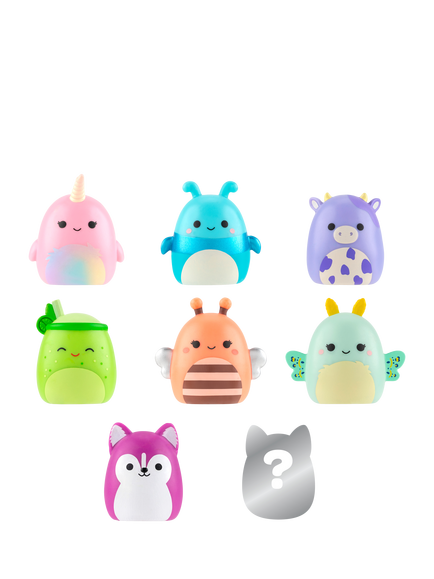 Squishmallows Squish-a-longs Mini Squish, Style 4/Wave 4, Pack of 8 - view 2, Multi