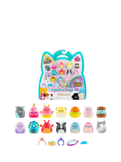 Squishmallows Squish-a-longs Mini Squish, Style 2/Wave 4, Pack of 14, Multi