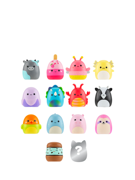 Squishmallows Squish-a-longs Mini Squish, Style 2/Wave 4, Pack of 14 - view 2, Multi