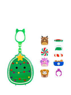 Squishmallows Seasonal Christmas 1 Squish-a-longs Clip-a-longs Mini Squish, Pack of 4 - view 2, Multi