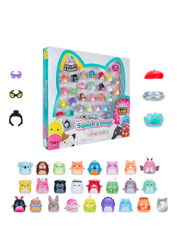 Squishmallows Squish-a-longs Mini-Squish, Style 1/Wave 3, Pack of 25, Multi