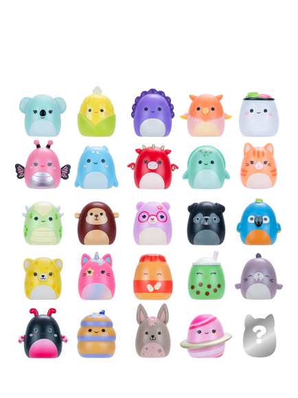 Squishmallows Squish-a-longs Mini-Squish, Style 1/Wave 3, Pack of 25 - view 2, Multi