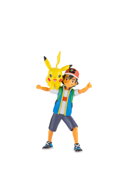 Pokémon Ash Ketchum Battle Feature Figure Set, Pack of 2 - view 2, Multi