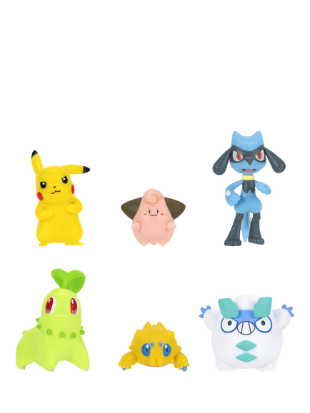 Pokémon Battle Ready Figures, Pack of 6 - view 2, Multi