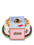 Eleanor Bowmer Electric Coast Stoneware Butter Dish, Multi