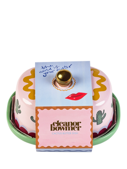 Eleanor Bowmer Electric Coast Stoneware Butter Dish, Multi - view 2, Multi Multi