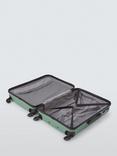 John Lewis Tampa 4-Wheel 65cm Medium Hard Shell Suitcase, 65L, Green