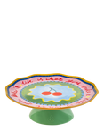 Eleanor Bowmer Electric Coast Stoneware Cake Stand, 27cm, Multi