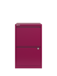 Bisley Home Filer 2 Drawer Filing Cabinet, Berry