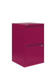 Bisley Home Filer 2 Drawer Filing Cabinet, Berry