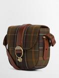 Barbour Elm Tartan Crossbody Bag, Brown/Multi
