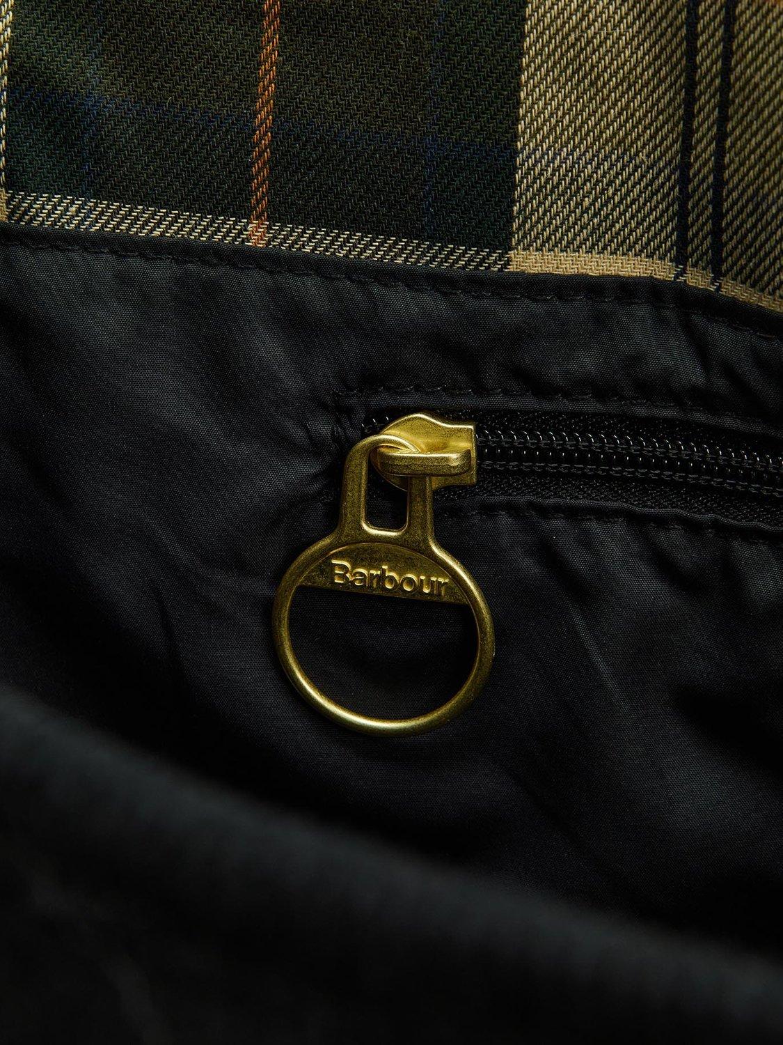 Product image 7 of 9, which shows Barbour Healy Diamond Quilted Tote Bag, Black