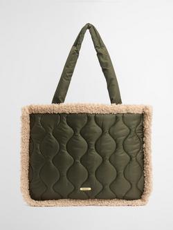 Marnie Quilted Tote Bag, Olive