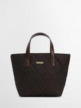 Barbour Quilted Mini Tote Bag, Dark Olive