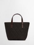 Barbour Quilted Mini Tote Bag, Dark Olive