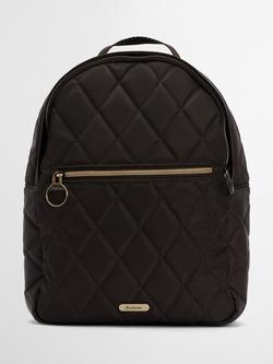Barbour Quilted Backpack, Dark Olive, Dark Olive