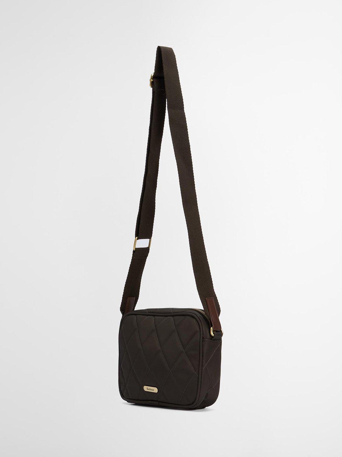 Product image 2 of 9, which shows Barbour Quilted Crossbody Bag, Dark Olive