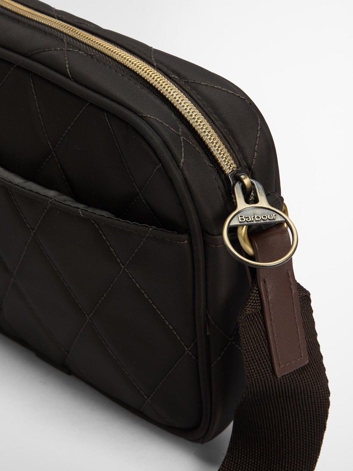 Product image 6 of 9, which shows Barbour Quilted Crossbody Bag, Dark Olive