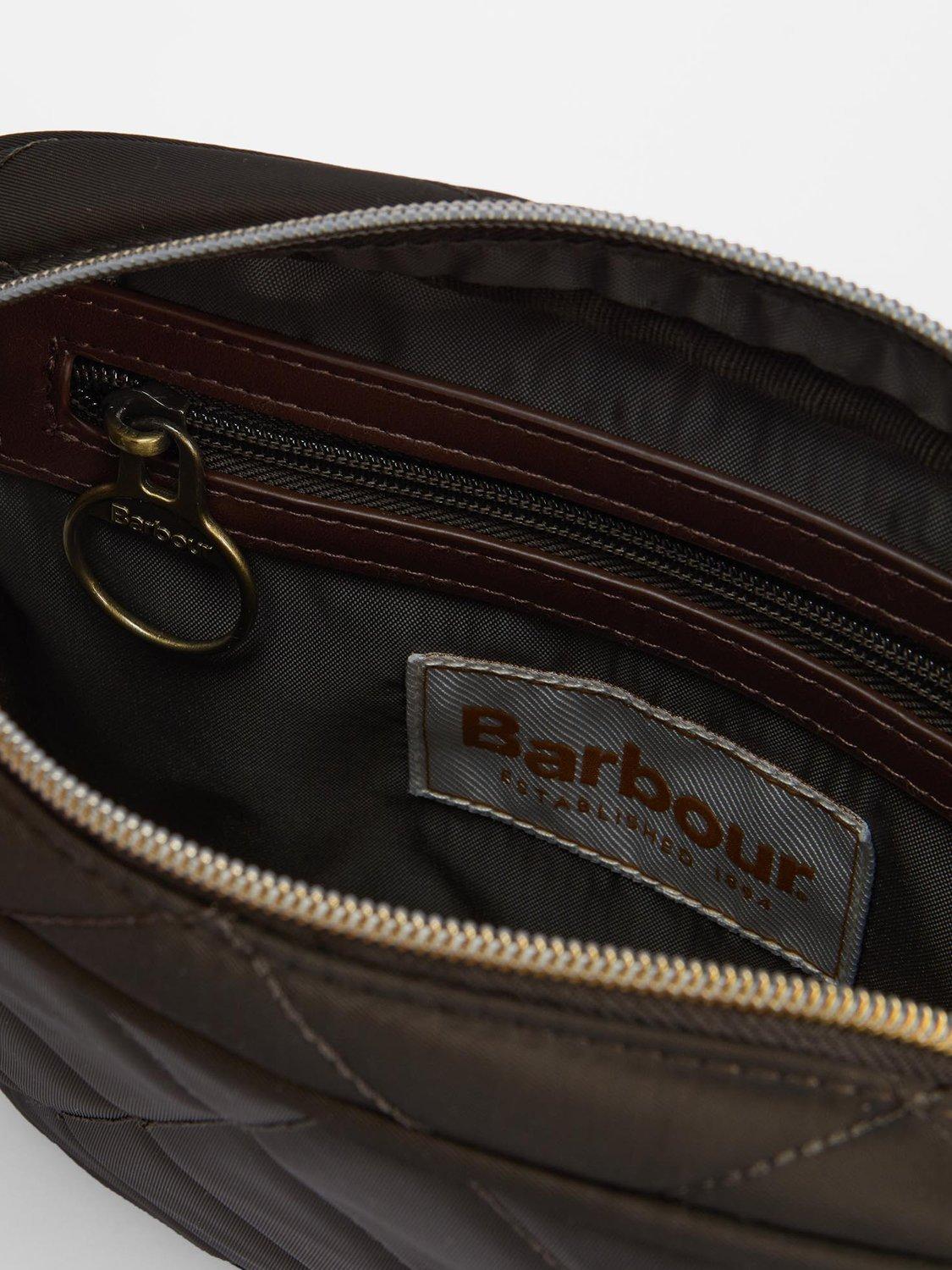 Product image 8 of 9, which shows Barbour Quilted Crossbody Bag, Dark Olive