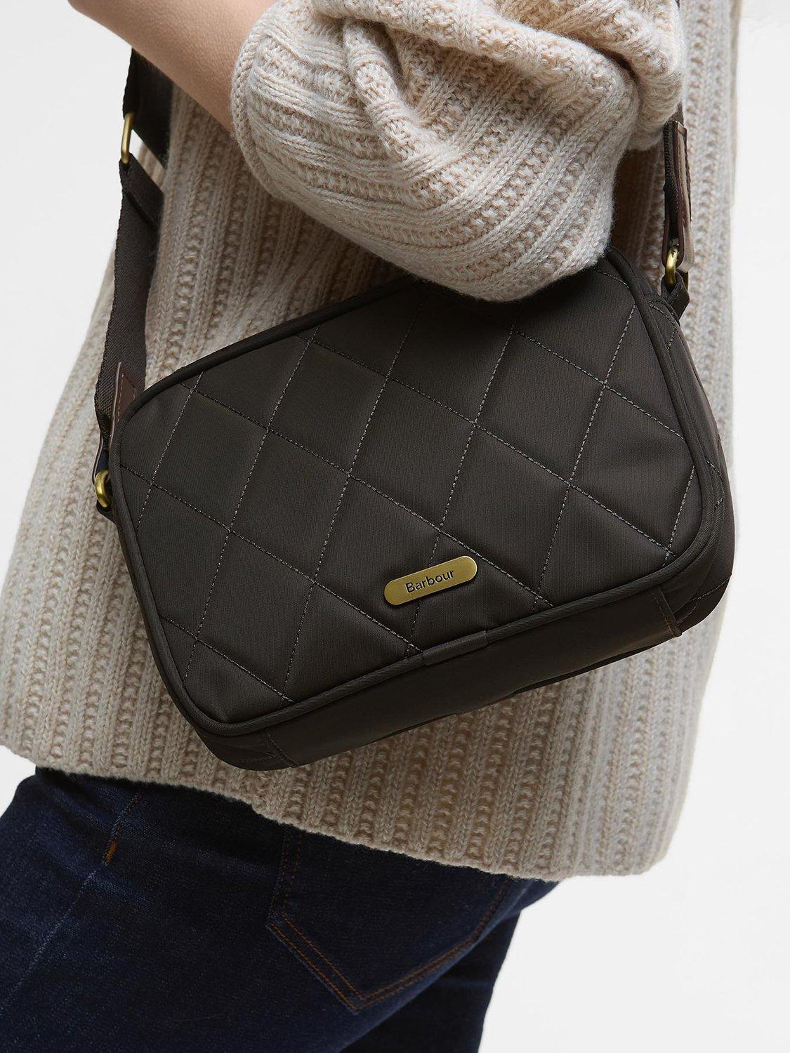 Product image 9 of 9, which shows Barbour Quilted Crossbody Bag, Dark Olive