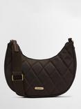 Barbour Quilted Sling Bag, Dark Olive
