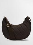 Barbour Quilted Sling Bag, Dark Olive