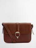 Barbour Rosa Leather Crossbody Bag, Brown
