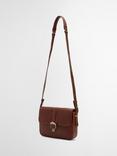 Barbour Rosa Leather Crossbody Bag, Brown