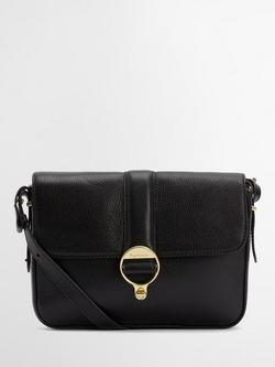 Barbour Rosa Leather Crossbody Bag, Black, Black