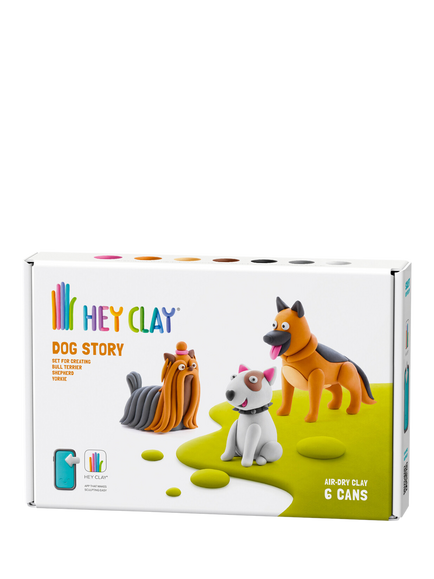TOMY Hey Clay Dog Story Set, Multi