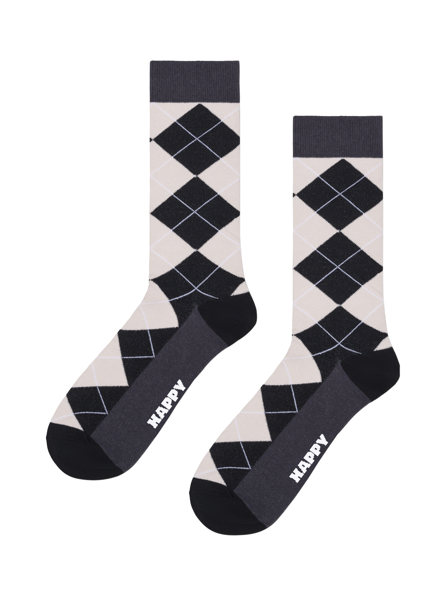 Product image 3 of 5, which shows Happy Socks Lite Golf Socks, Pack of 3, Green