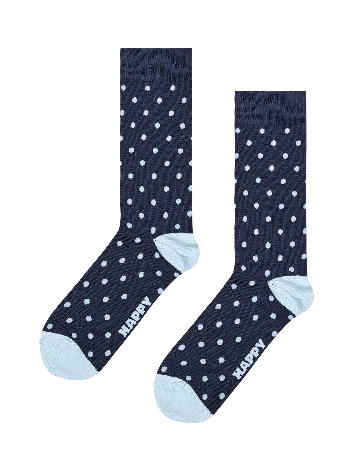 Product image 3 of 7, which shows Happy Socks Lite Ski Socks, Pack of 5, Blue Multi