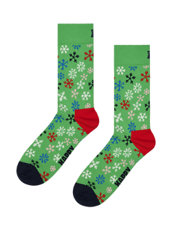 Happy Socks Snow Socks, Green, Green