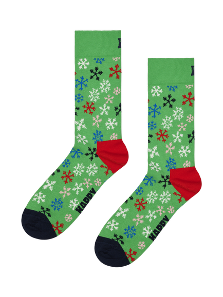 Happy Socks Snow Socks, Green, Green