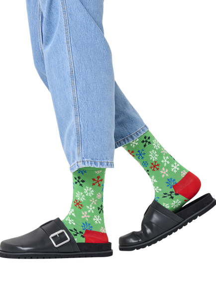Happy Socks Snow Socks, Green - view 2, Green