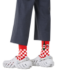Happy Socks Wine & Dine Socks, One Size, Red