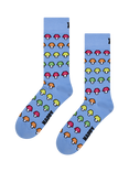 Happy Socks Mushroom Socks, One Size, Light Blue