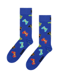 Happy Socks Game Controller Socks, One Size, Blue