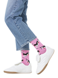 Happy Socks Happy Cow Socks, One Size, Pink